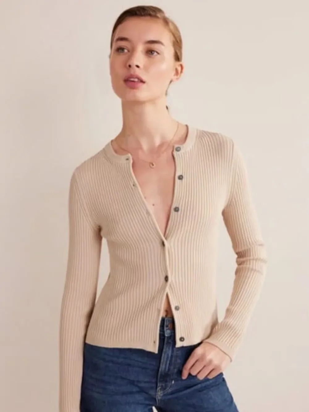 Boden Ribbed Cardigan - Picture 1 of 3